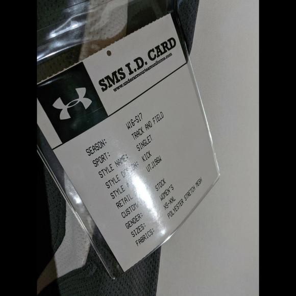 Loyola Womens Track Singlet Jersey Small Under Armour Gray - Picture 3 of 6